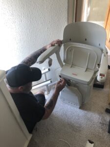 removing a stairlift