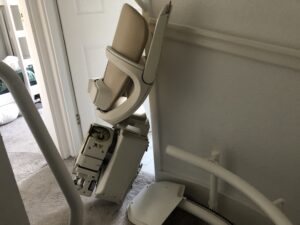 A Stannah 260 stairlift removal